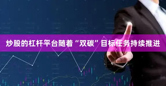炒股的杠杆平台随着“双碳”目标任务持续推进
